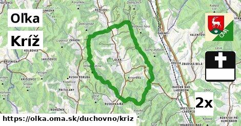 Kríž, Oľka