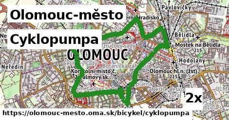 Cyklopumpa, Olomouc-město