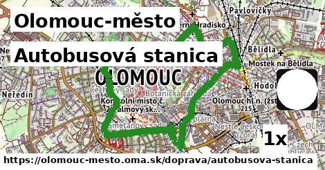 autobusová stanica v Olomouc-město