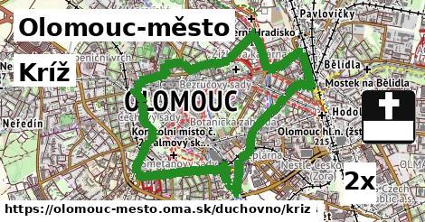 Kríž, Olomouc-město