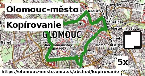 Kopírovanie, Olomouc-město