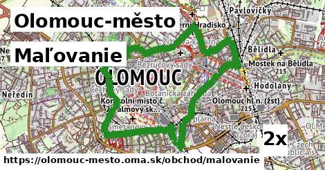 Maľovanie, Olomouc-město