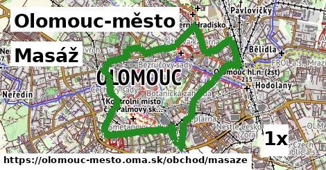 Masáž, Olomouc-město