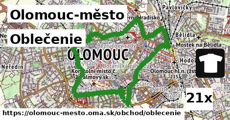 Oblečenie, Olomouc-město