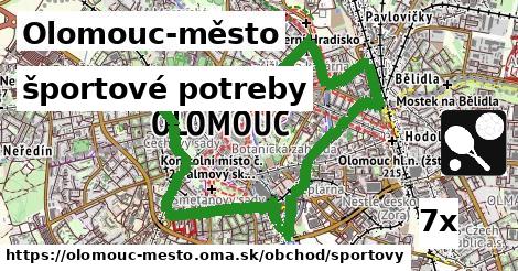 športové potreby, Olomouc-město