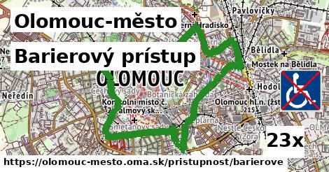 Barierový prístup, Olomouc-město