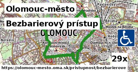 Bezbarierový prístup, Olomouc-město