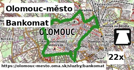 bankomat v Olomouc-město