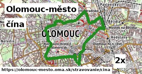 čína, Olomouc-město