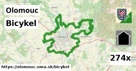 bicykel v Olomouc