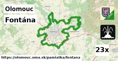 fontána v Olomouc