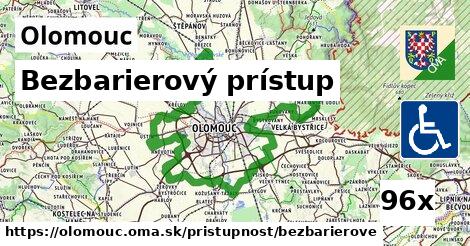 bezbarierový prístup v Olomouc