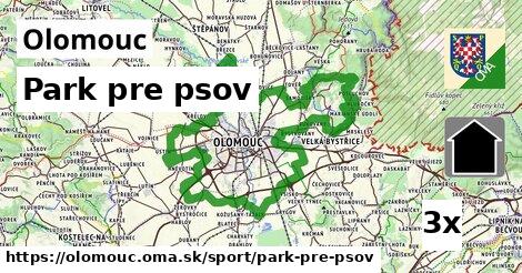 park pre psov v Olomouc