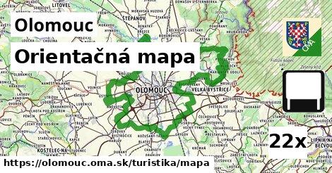 Orientačná mapa, Olomouc