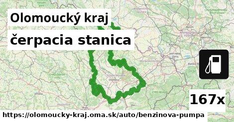 čerpacia stanica, Olomoucký kraj