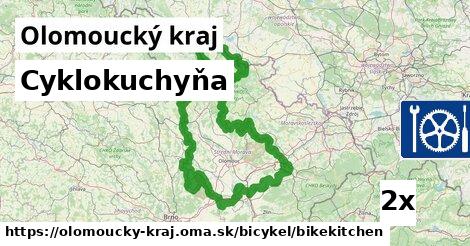 Cyklokuchyňa, Olomoucký kraj