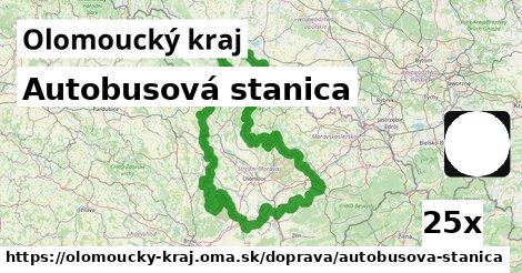 Autobusová stanica, Olomoucký kraj