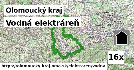 Vodná elektráreň, Olomoucký kraj