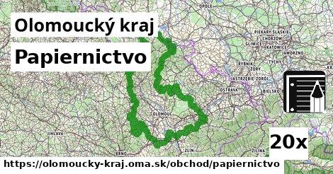 Papiernictvo, Olomoucký kraj