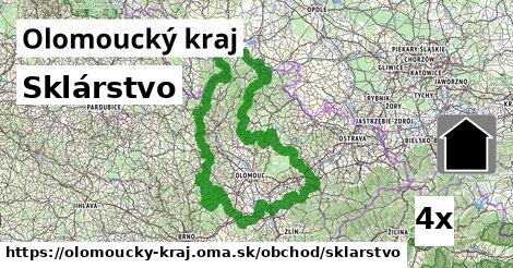 Sklárstvo, Olomoucký kraj