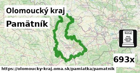 Pamätník, Olomoucký kraj