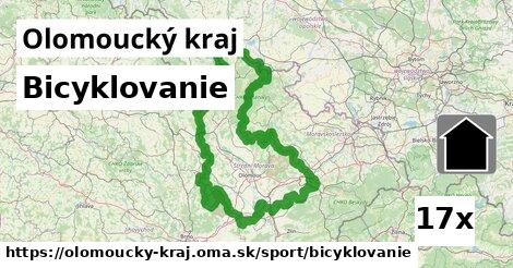 Bicyklovanie, Olomoucký kraj