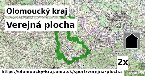 Verejná plocha, Olomoucký kraj