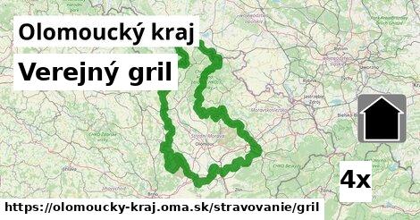 Verejný gril, Olomoucký kraj