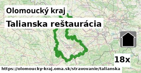 Talianska reštaurácia, Olomoucký kraj