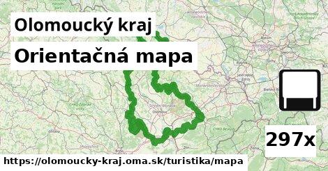 Orientačná mapa, Olomoucký kraj