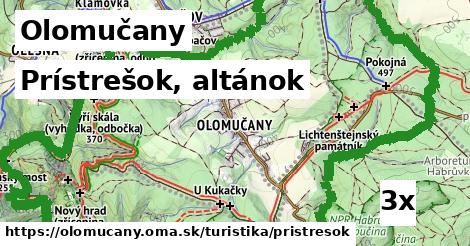 Prístrešok, altánok, Olomučany
