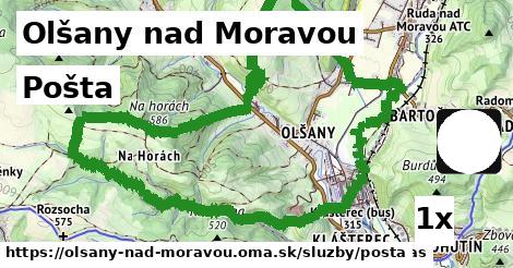 Pošta, Olšany nad Moravou