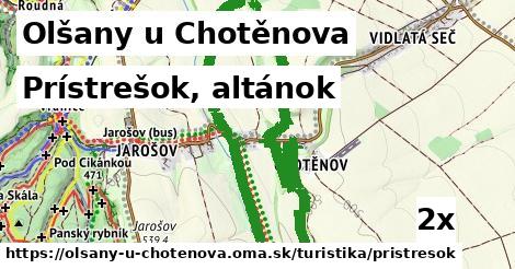 Prístrešok, altánok, Olšany u Chotěnova