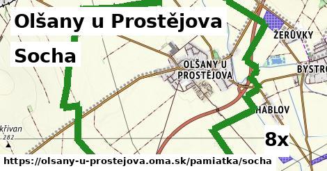 socha v Olšany u Prostějova