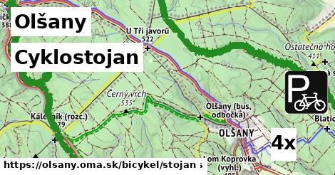 Cyklostojan, Olšany