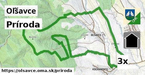 príroda v Oľšavce