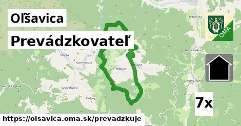 prevádzkovateľ v Oľšavica