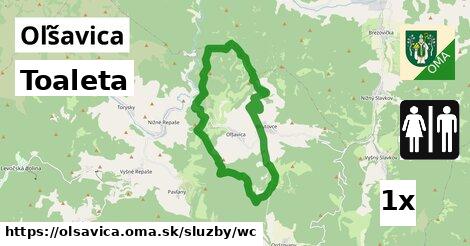 Toaleta, Oľšavica