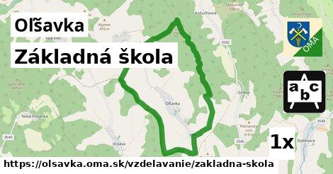 Základná škola, Oľšavka