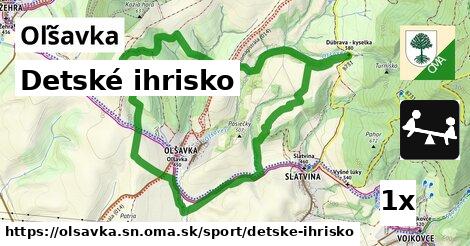 Detské ihrisko, Oľšavka, okres SN