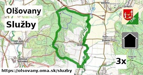 služby v Olšovany