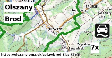 Brod, Olszany