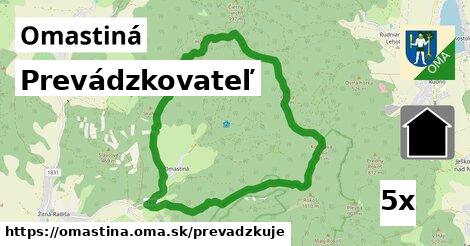 prevádzkovateľ v Omastiná