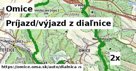 Príjazd/výjazd z diaľnice, Omice