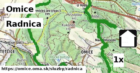 Radnica, Omice