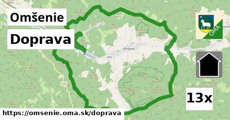 doprava v Omšenie