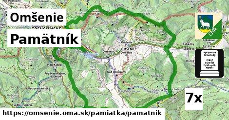 Pamätník, Omšenie