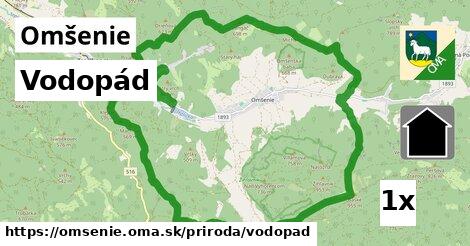 Vodopád, Omšenie