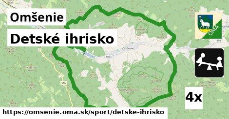 Detské ihrisko, Omšenie