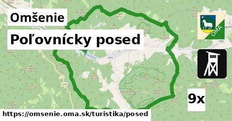 Poľovnícky posed, Omšenie